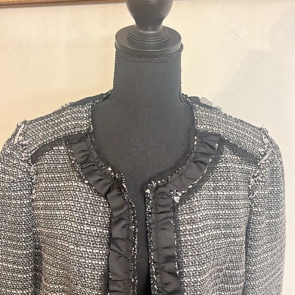 Apostrophe Plus Size Elegant Cotton Blend Blazer, Sz. 16P. - Picture 3 of 13